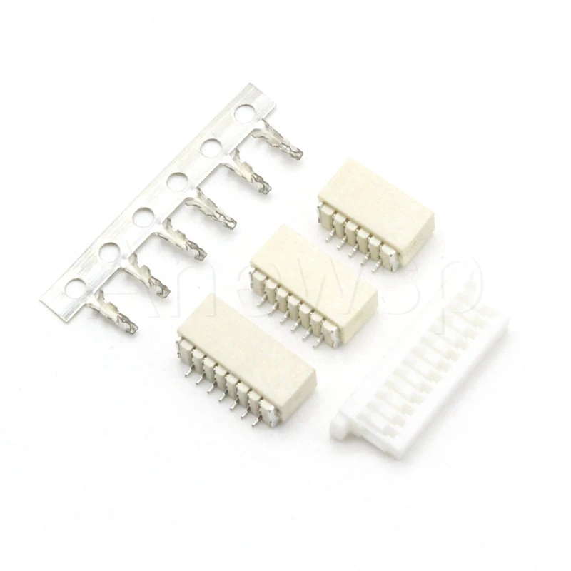 

50 set JST SH1.0 1.0mm Pitch SMD Horizontal Socket+Housing+Terminals Connector 2P 3P 4P 5P 6P 7P 8P 9P 10P 11P 12P