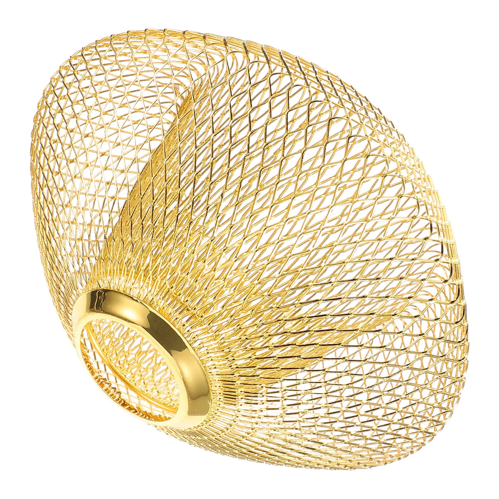 

Retro Iron Lamp Shade Lampshade 185x105 Golden Wire Mesh Sphere Drop Light Light Cover Cover for Home Kitchen Bar