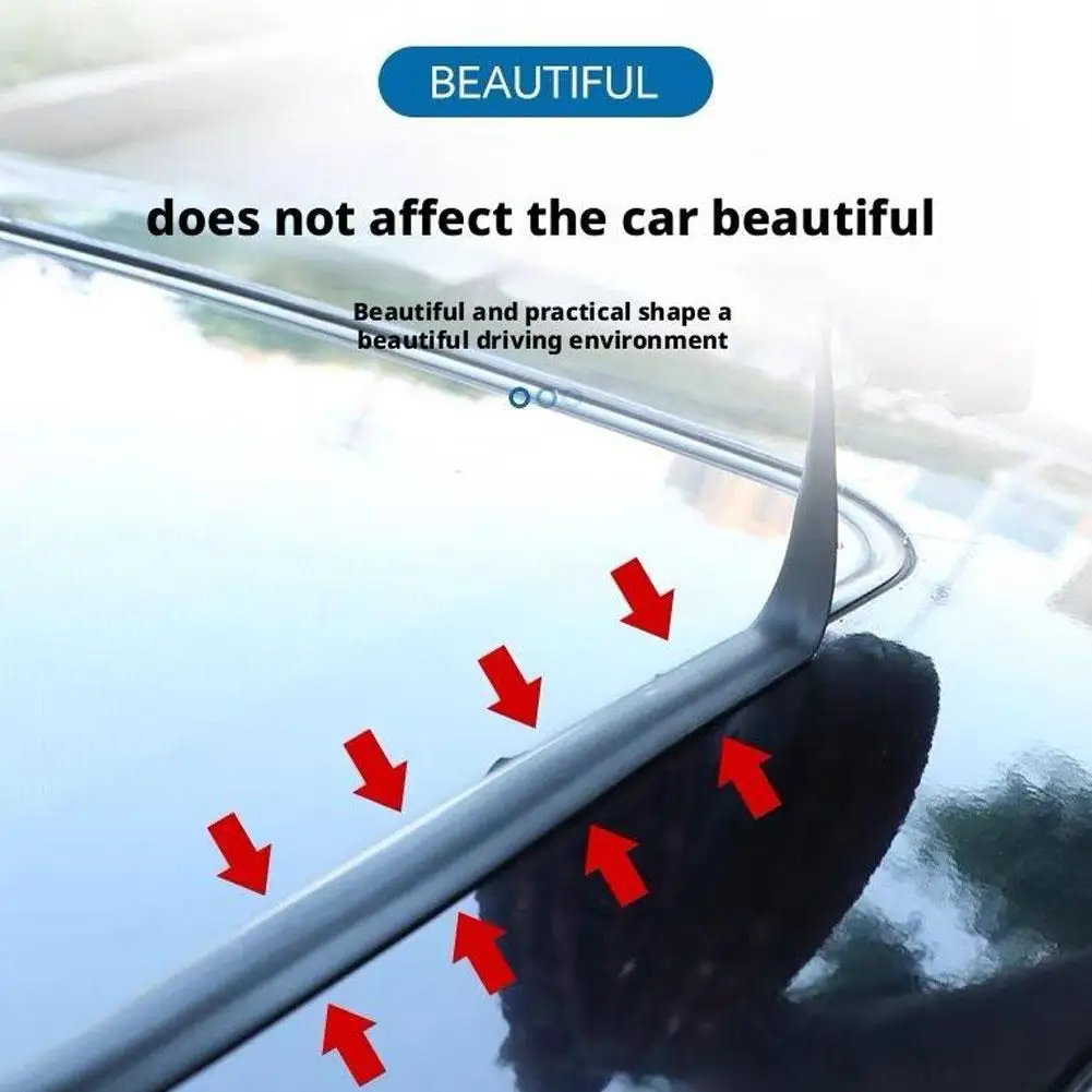 Windshield Sunroof Rubber Seal Strip 14/19/30mm Car Roof Window Edge Seal Protector Waterproof Dustproof Weather Strip