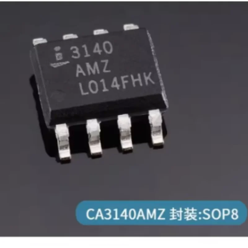 10PCS 10PCS CA3140AMZ SOP8 Single Channel Operational Amplifier MOS Input Replace UA741 For Active Filter Instrument Signal  IC