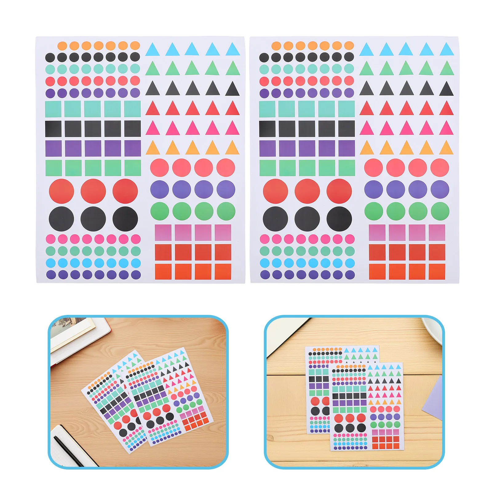 

30 Sheets Color Positioning Stickers Assorted Map Markers for Document Presentation Planning Outdoor Adventure