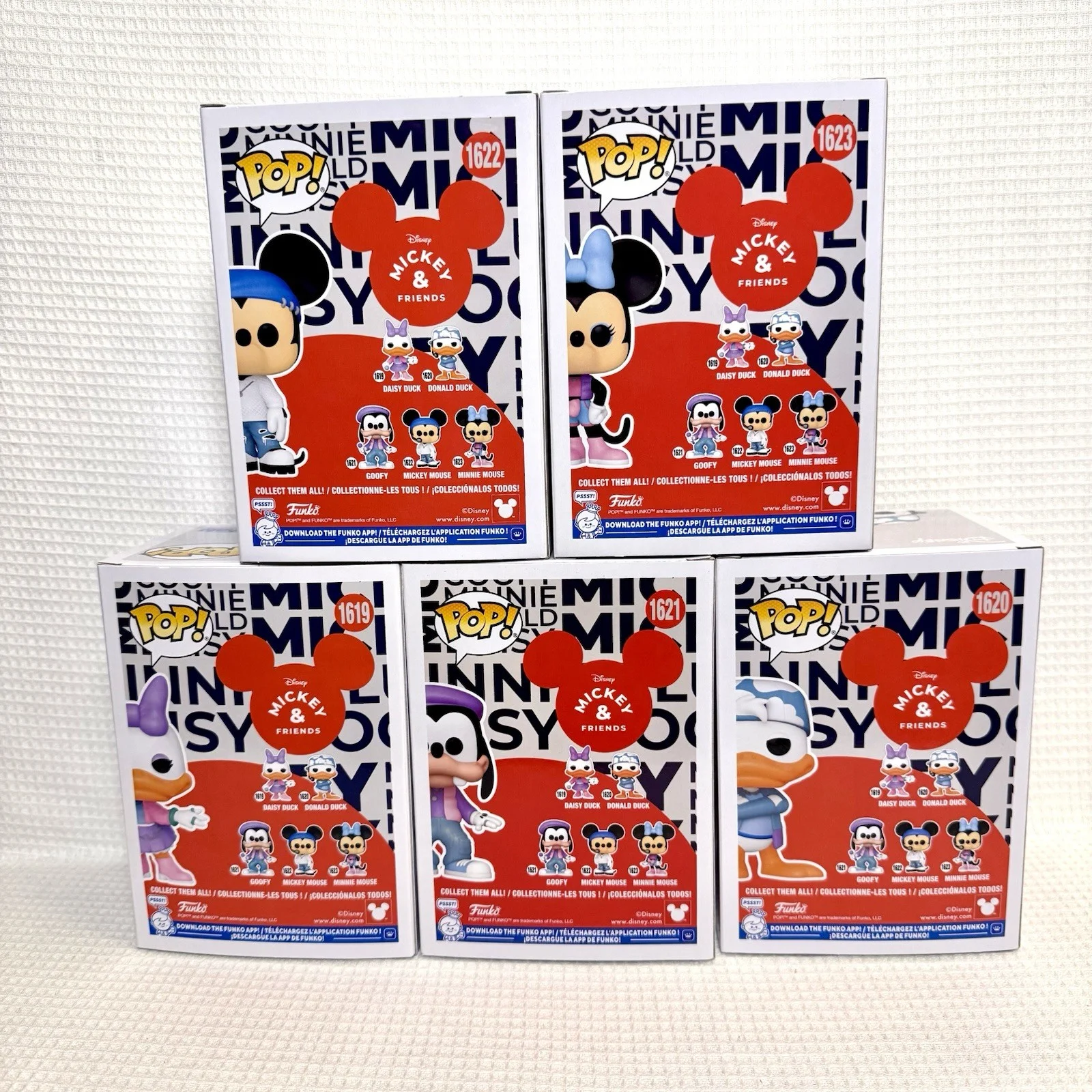 Mickey Minnie Goofy Donald Daisy (KPOP Outfit) Figures Funko Pop Official Authentic Limited Edition Figure Disney Fans Toy Gift