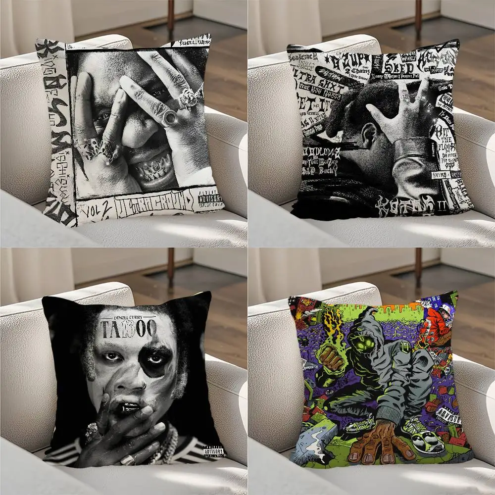 

D-Denzel C-Curry Pillow Case Luxury Double-sided For Car Pillows 45x45 Cushions Cover Home and Decoration Sofa Pillow case