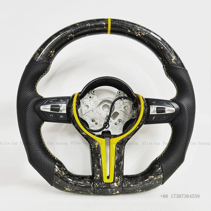 

Carbon Fiber Forged LED Steering Wheel Fit For BMW F30 F31 F32 F33 F10 F11 F20 F21 F22 F25 F34 F36 F01 F06 F07 F12 M5