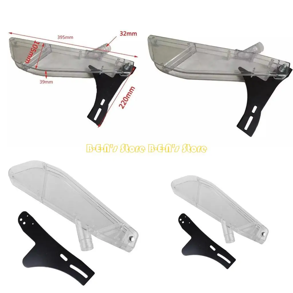 Y1AD 10'' Woodworking Shield Blade Guard Table Protector Clear Plastic Guard