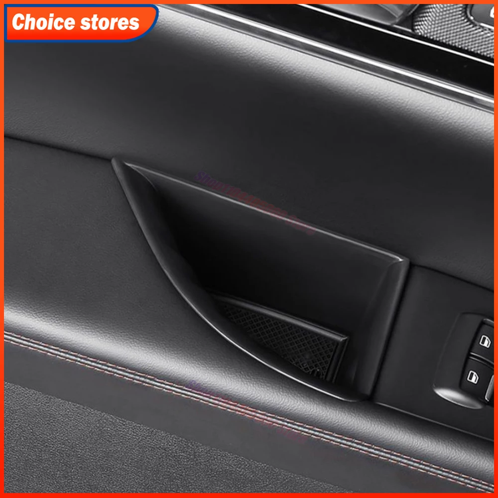 Car Door Handle Panel Storage Box Organizer Phone Holder for Lincoln MKC U516 MKX Nautilus U518 Continental Auto Accessories