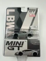 TSM Mini Gt 1/64 Minigt 258 lbwk Huracan GT Fighter Color MJ Blue Die-cast Alloy Car Model Collection