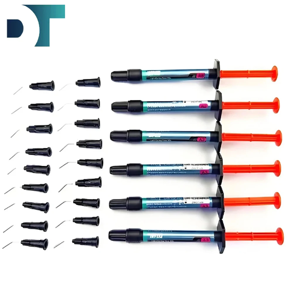 الأسنان مركب الكورية السائل الراتنج تدفق الراتنج A2A3 نانو الهجين الأسنان إصلاح ضوء علاج الراتنج طب الأسنان ملء المواد