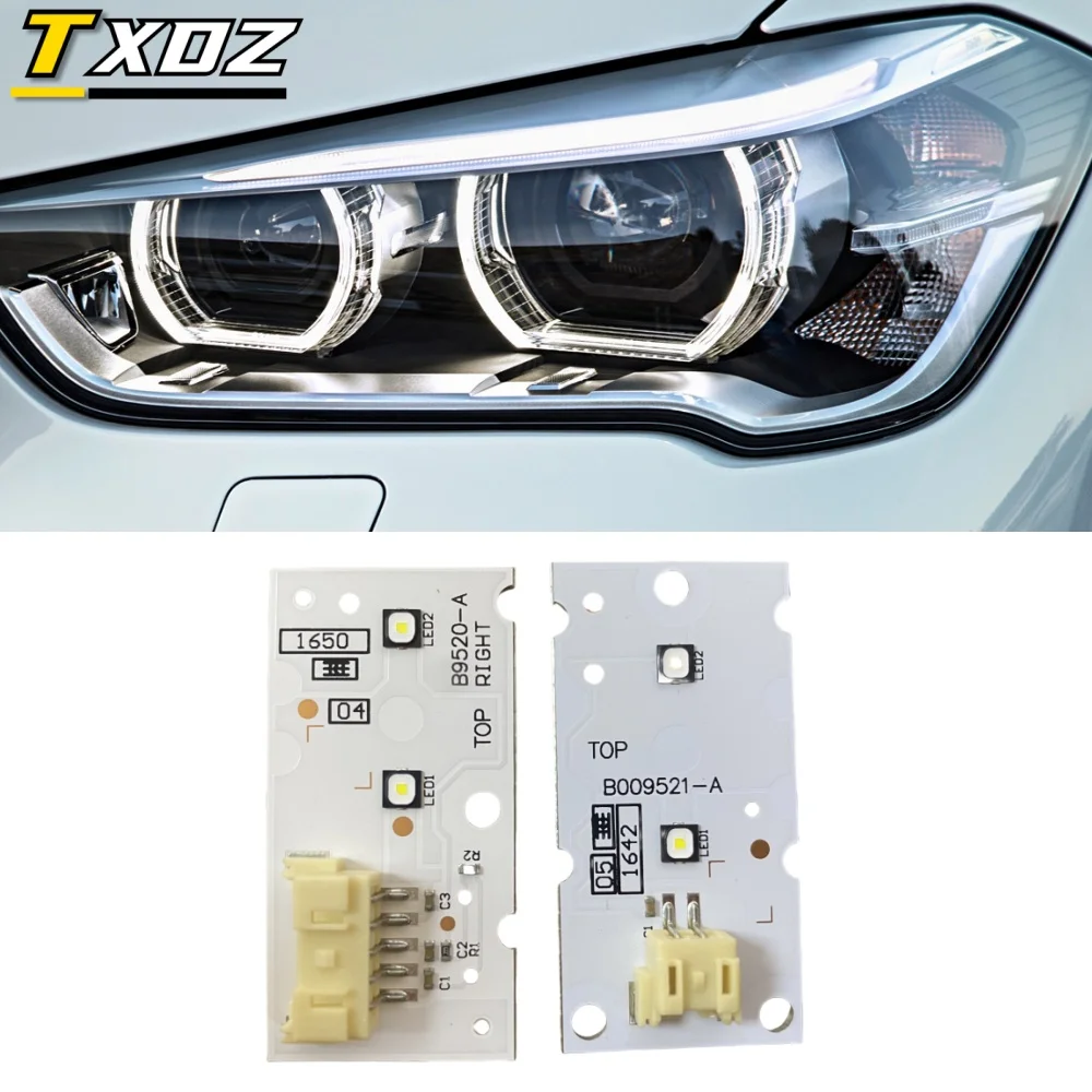 Super Bright White Daytime Running Light Board 63117428791 For BMW X1 F48 2017-2019 Angel Eyes DRL Boards 63117428792