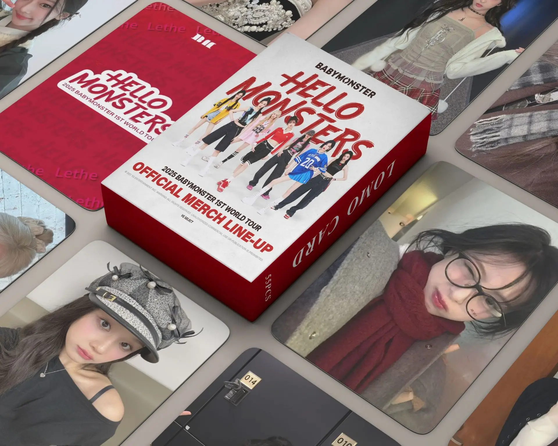 55 pcs in stock BABYMONSTER Fan Collection Card Hello Monsters BM  Photo card postcard lomo card