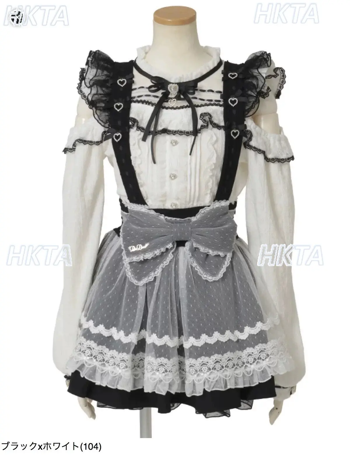 

Japanese-style New Sweet Mesh Skirt with A Large Bow Lolita Girls Women Skirts 2026 Spring New Sweet Mesh Design Suspender Skirt