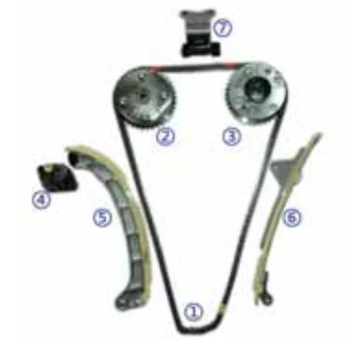 6NR 1NR Engine Timing Chain for Toyota Yaris Corolla Auris 1NR-FE Timing Repair Kit 13540-47010 13506-47010 13050-47010 13070-47