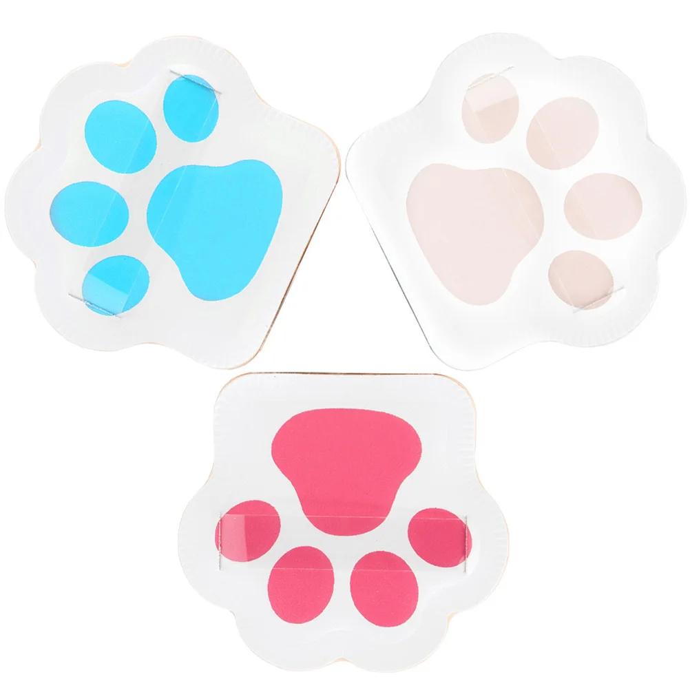 3 uds cojín de maquillaje en polvo garra de gato base almohadillas de maquillaje aplicador de mezcla suministros cosméticos en polvo