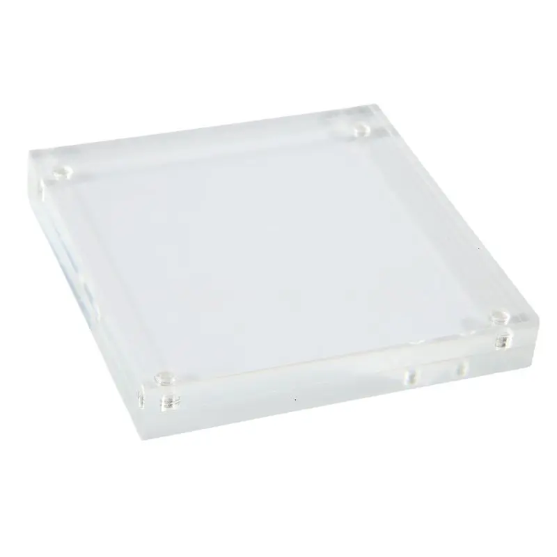 Durable Clear Acrylic Magnetic Picture Frame For Preserving Beautiful Memories Easy Install 10X10cm Eco-Friendly