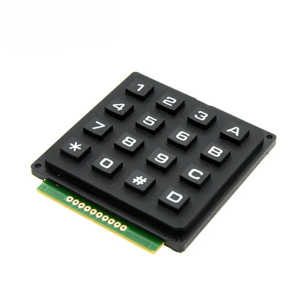 1PCS 4x4 4x3 Matrix Keypad Module, 12/16 Key Switch Keyboard for Arduino Raspberry Pi DIY Electronic Projects