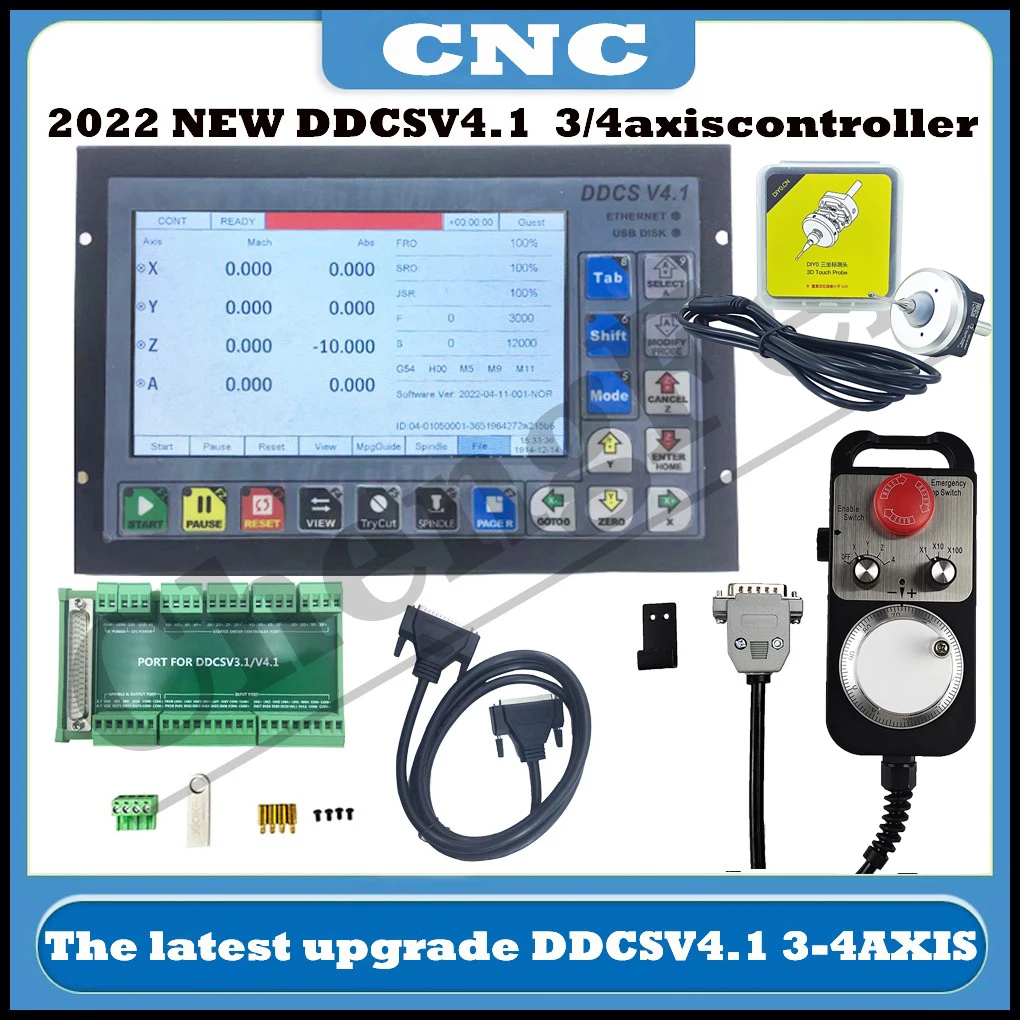 

DDCSV3.1 upgrade DDCS V4.1 3/4 axis independent offline machine tool engraving and milling CNC motion controller