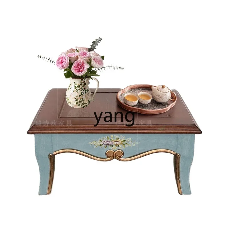 

XYY bay window small coffee table tatami tea table painted solid wood low table