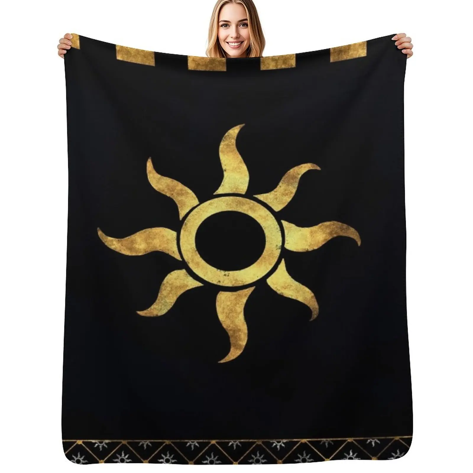 

Nilfgaard Emblem Throw Blanket Large Furrys Stuffeds Decorative Sofas Blankets