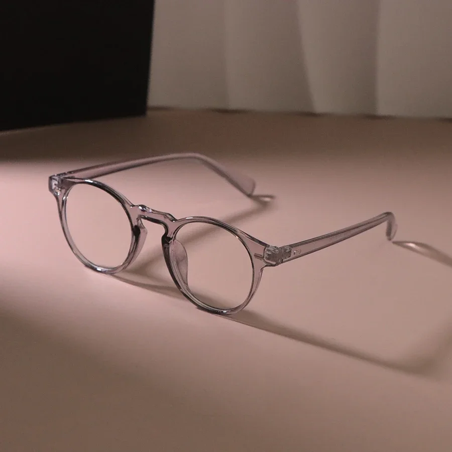 Retro Round Glasses Women Men Brand Circular Vintage Eyeglasses Frame Male Clear Lens Mirror Outdoor Transparent Lens Gafas