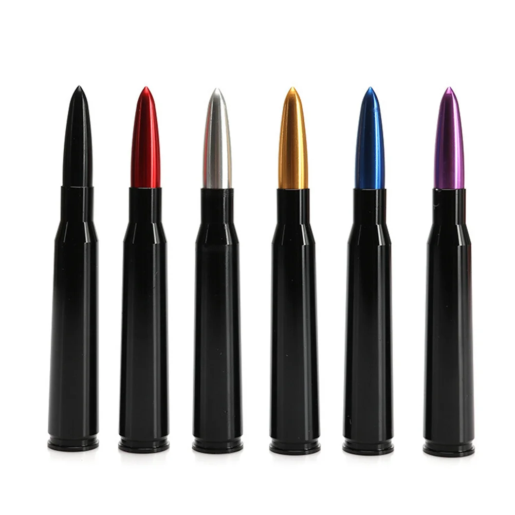 

Car Roof Antenna Purple Bullet Style Stubby All Metal Machined Billet Aluminum Hard Anodized Durable Chip Resistant For