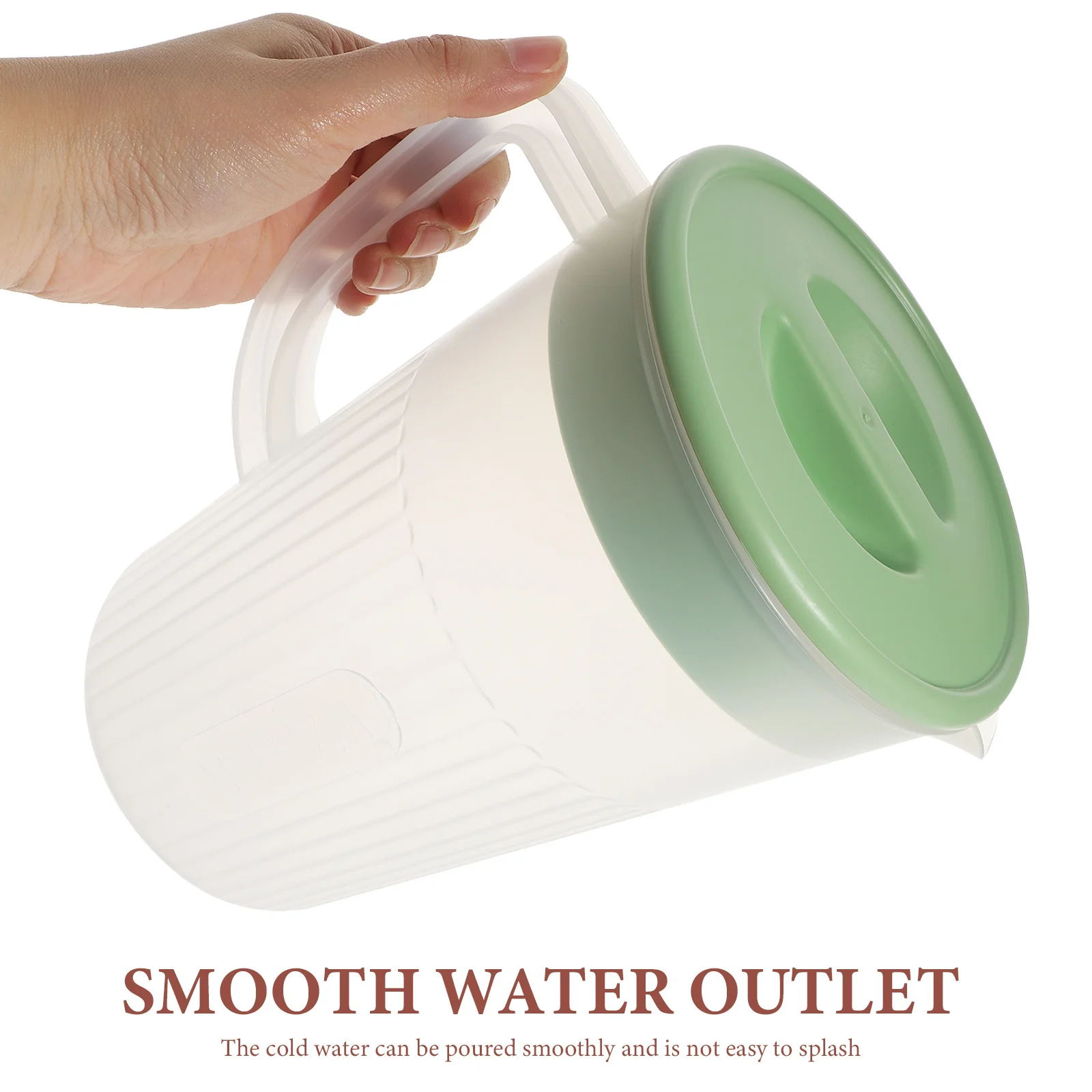 

1pc 1 Large Capacity Tea Pitcher 3.5L Heat-Resistant Lidded Water Jug For Iced Coffee Lemonade Juice Cold Brew Drinks Kitchen