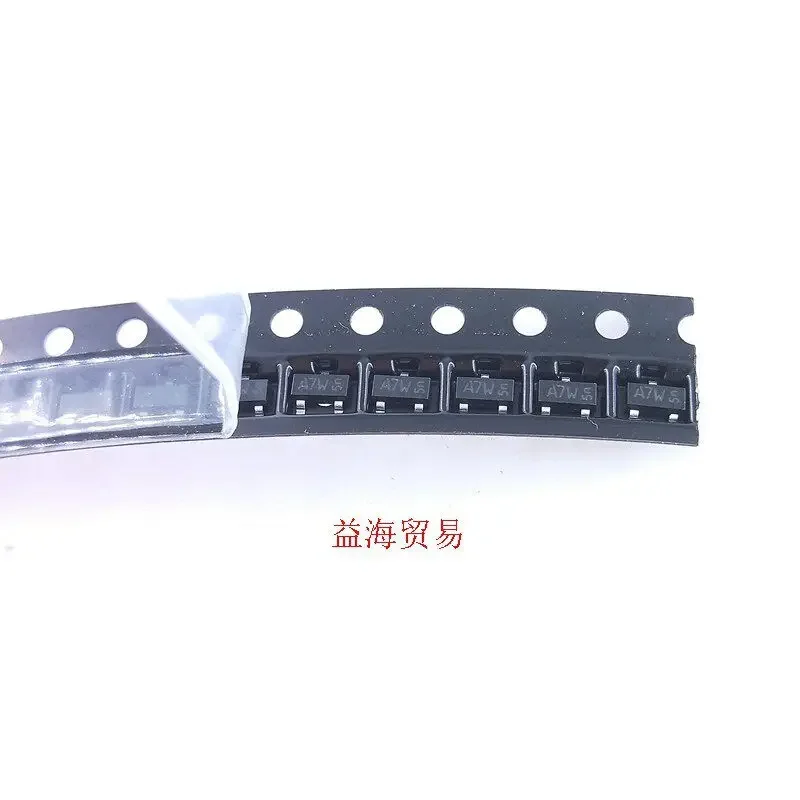 500PCS/LOT A7W Screen Printing BAV99 New Original Large Chip SOT-23 SMD Transistor