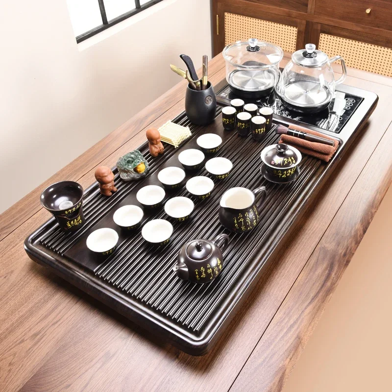 

Strainer Warmer Tea Set Matcha Chinese Ceremony Luxury Gift Kung Fu Tea Set Tools Portable Wooden Juego De Te Home Products