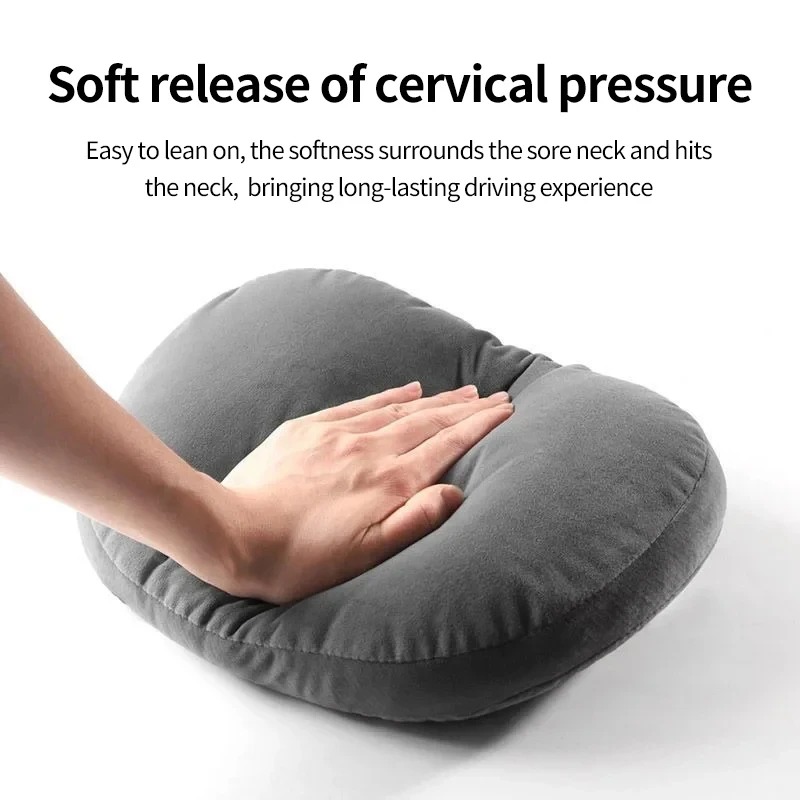 Car neck pillow car seat headrest automatic memory cotton protective pad suitable for head support of gaming chairs