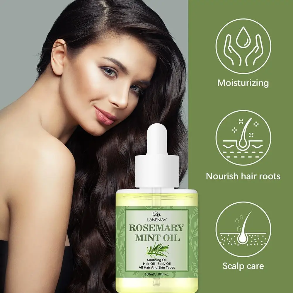 

Rosemary Hair Oil Deep Nourishing Hair Roots Reduce Hair Loss Enhance The Natural Luster Of Hair For All Types Of Hair
