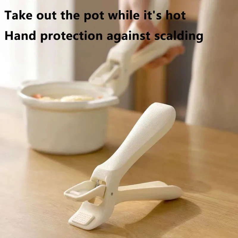Non-slip Anti Scalding Clip New Meal Bowls Tongs Silicone Anti Scalding Holder Gripper Durable Kitchen Bowl Clip