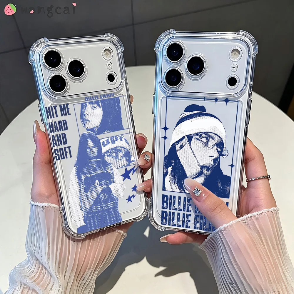 Fashion Singer B-Billies E-Eilishs Phone Case For Xiaomi Redmi 14C 13C 12C K50 K40 Note 14 13 12 11 10 A1 A2 A5 Pro Plus 4G 5G