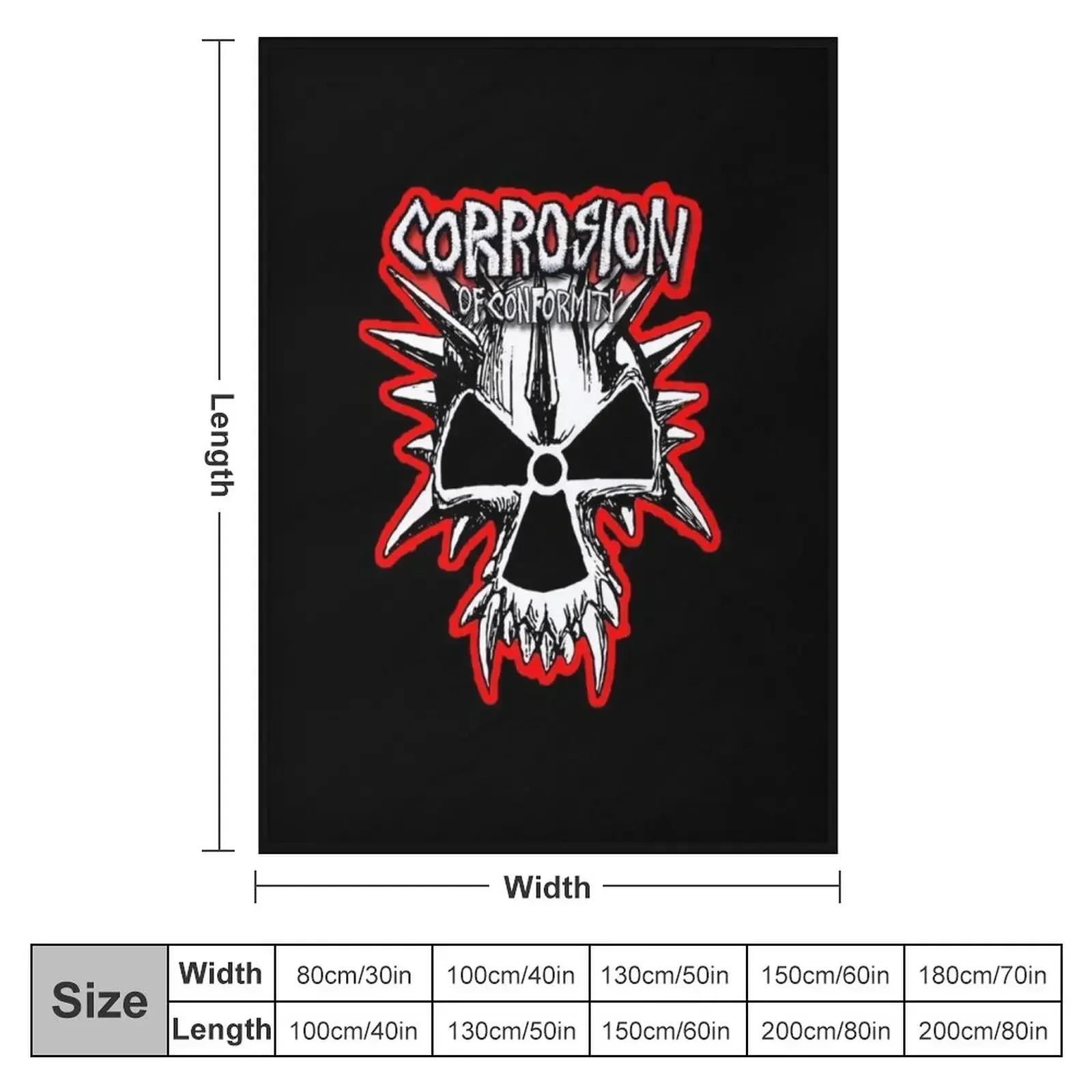 corrosion of conformity Throw Blanket Beach Baby warm winter Camping Bed covers Custom Blankets