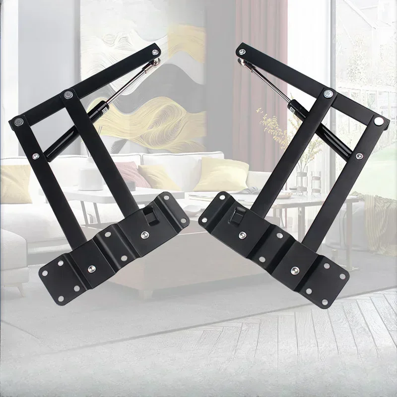 2PCS Folding Lifting Storage Coffee Table Hardware Bracket Computer Desk Lifter Hydraulic Buffer Damping Support Rod