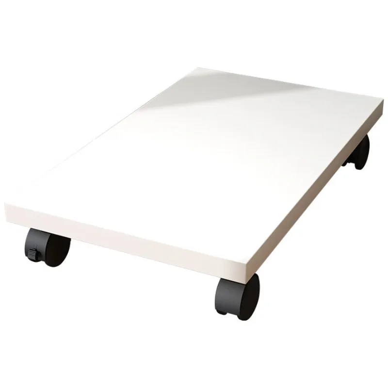 

Computer host bracket with pulley Movable chassis base Chassis holder Home office host rack Computer tray
