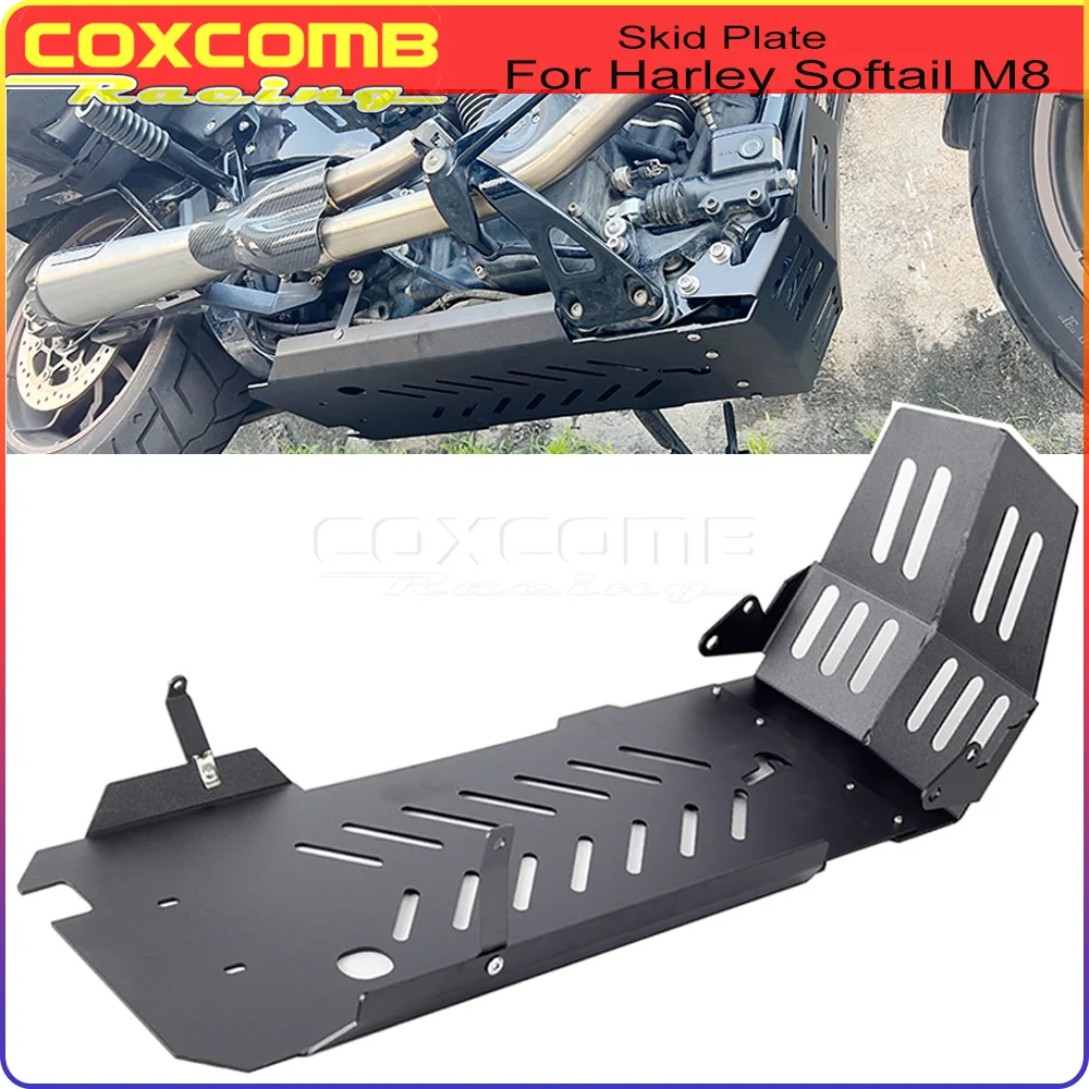 

Motorcycle Engine Base Chassis Protection Cover Skid Plate For Harley Softail Low Rider S ST Slim Sport Glide Street Bob 18-23