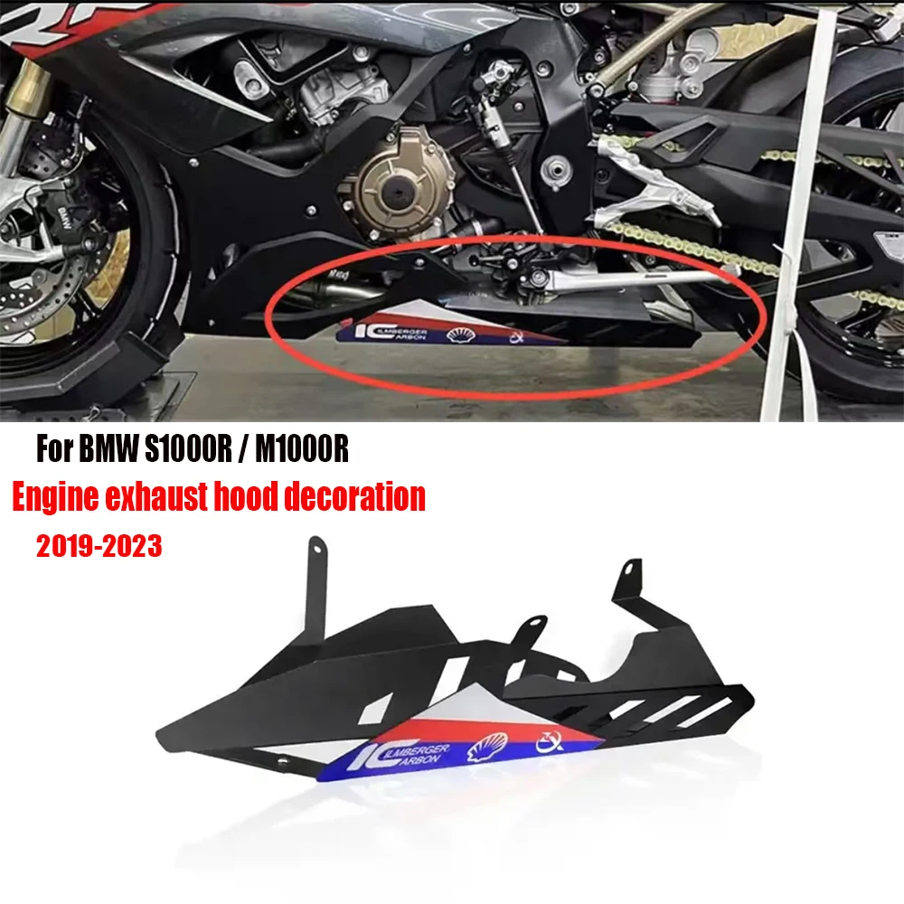 

For BMW S1000R 2019 2020 2021 2022 2023 S1000 R Engine Exhaust cover Exhaust trim Belly Pan S 1000R Motorcycle Accessories