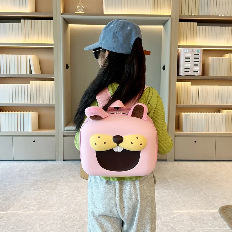 Mochila Infantil Masculino 2024 Cartoon Cute Backpack Kindergarten Kids Bags for Girl School Bag Children Backpacks Rabbit Bag