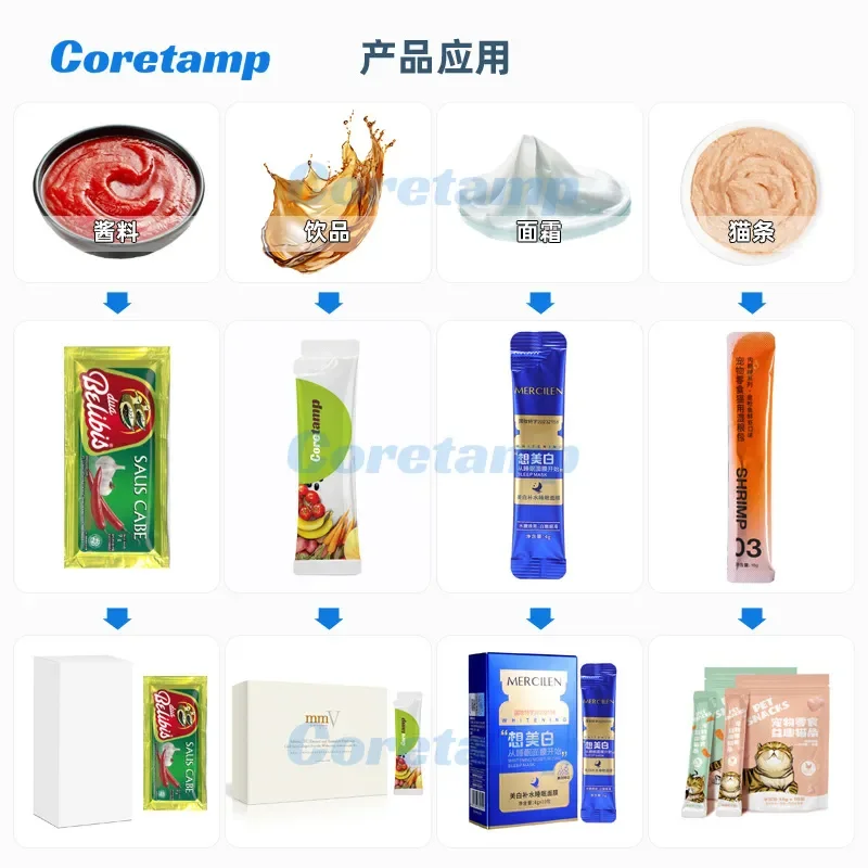 Recycling Machine 2026 Automatic popsicle packaging machine, vertical side seal long strip liquid packaging machine, long