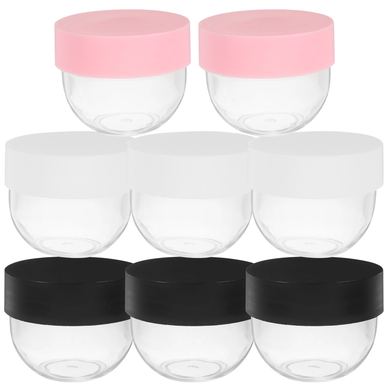 8pcs 30ml Cream Bottles Empty Containers Travel Jars Lotion Boxes Samples Refillable Storage Stable Material Non