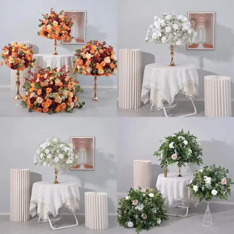 for Luxury Artificial Rose Silk Flower Ball Ornament Suitable for Weddings Mother's Day Chinese New Year Homecoming Christmas