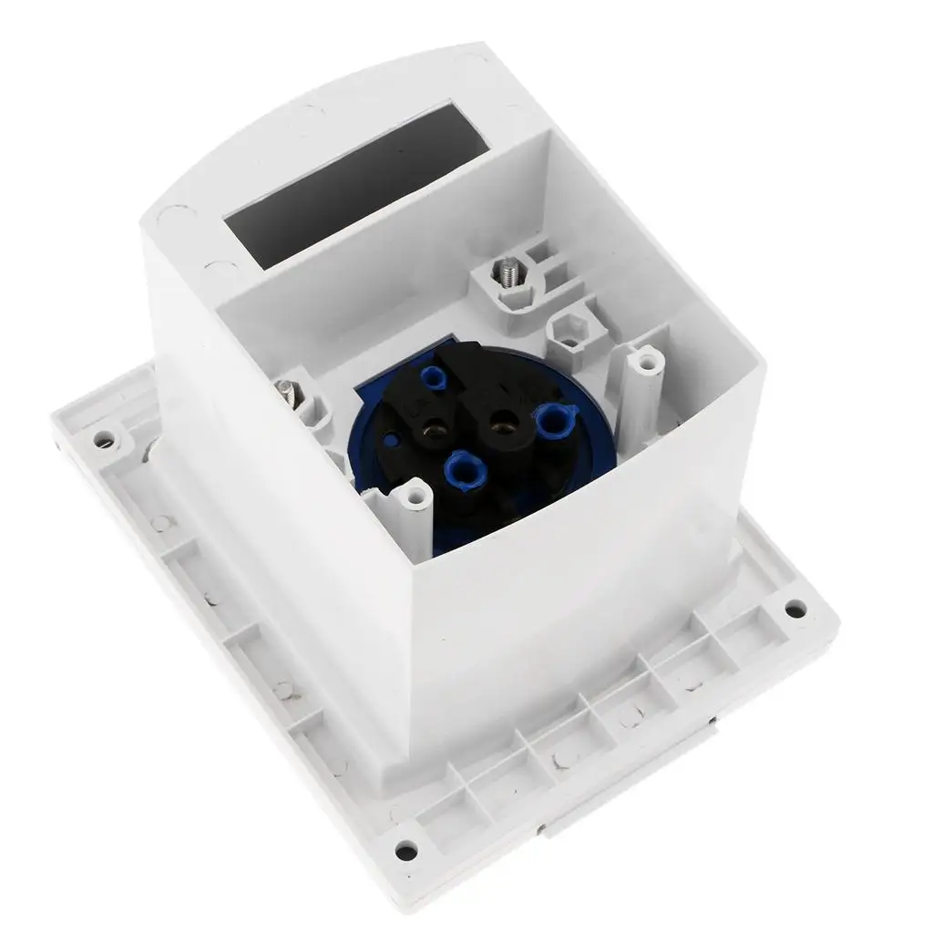 240V 16A RV Motorhome Flush Mount External Plug Socket Hook Up Inlet Waterproof Cover for Caravan Camper Trailer