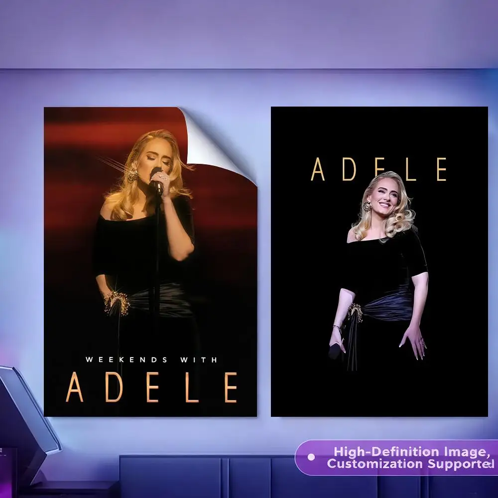 Singer A-Adele Adkins Painting Calligraphy HD Canvas Poster Crease Free Waterproof All Space Wall Decor