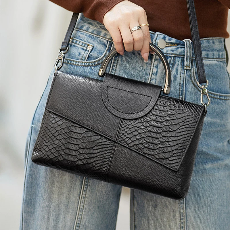 ZOOLER Hot Seller Luxury Genuine Leather Woman Crossbody Bags Cow Leather Purse Hand Bags for Female 2025 Designer Bag LT269
