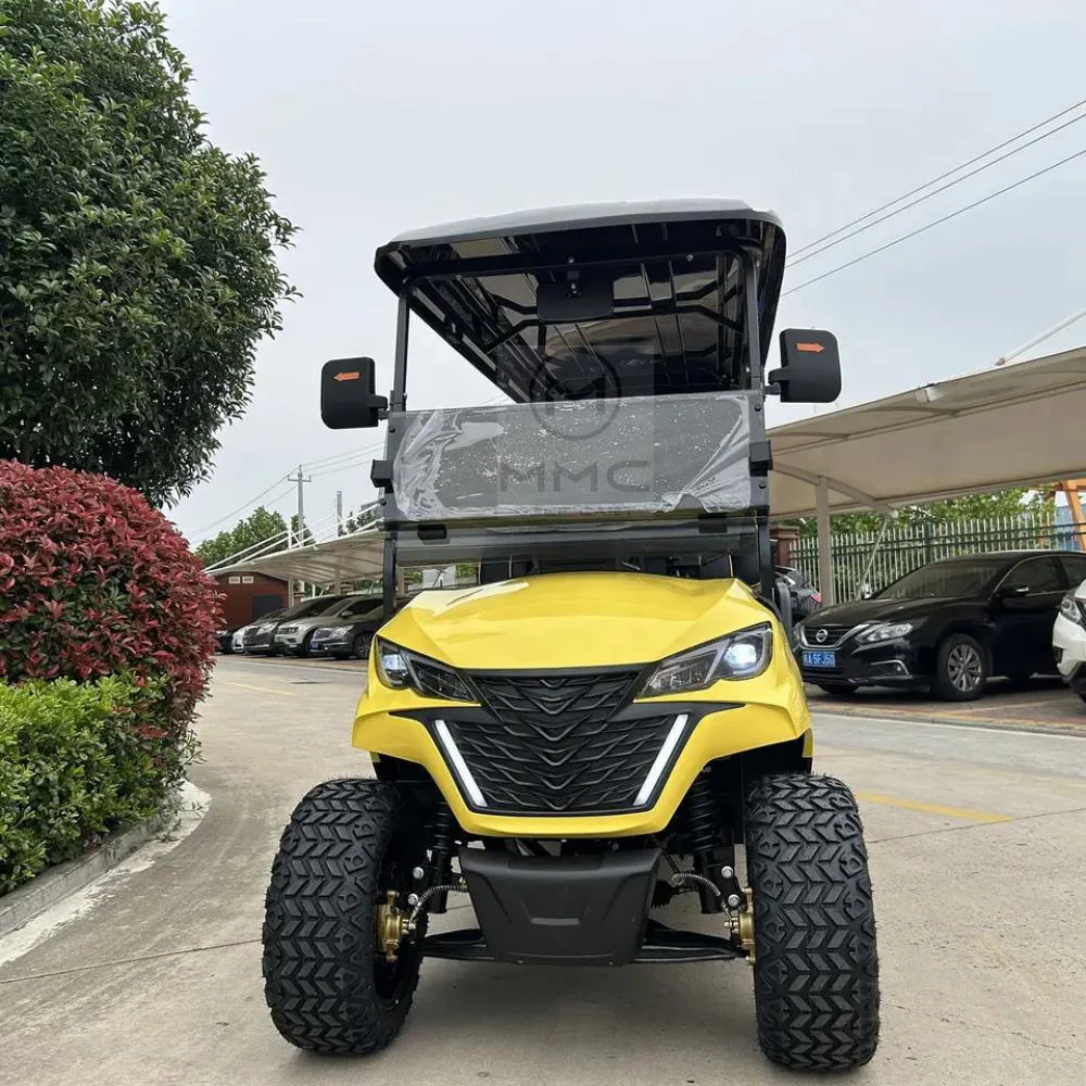 14 inch Off-road Tire 4WD Electric Golf Cars Buggy China Factory Supply CE Approved Low Speed Electric Golf Cart 4 Seater