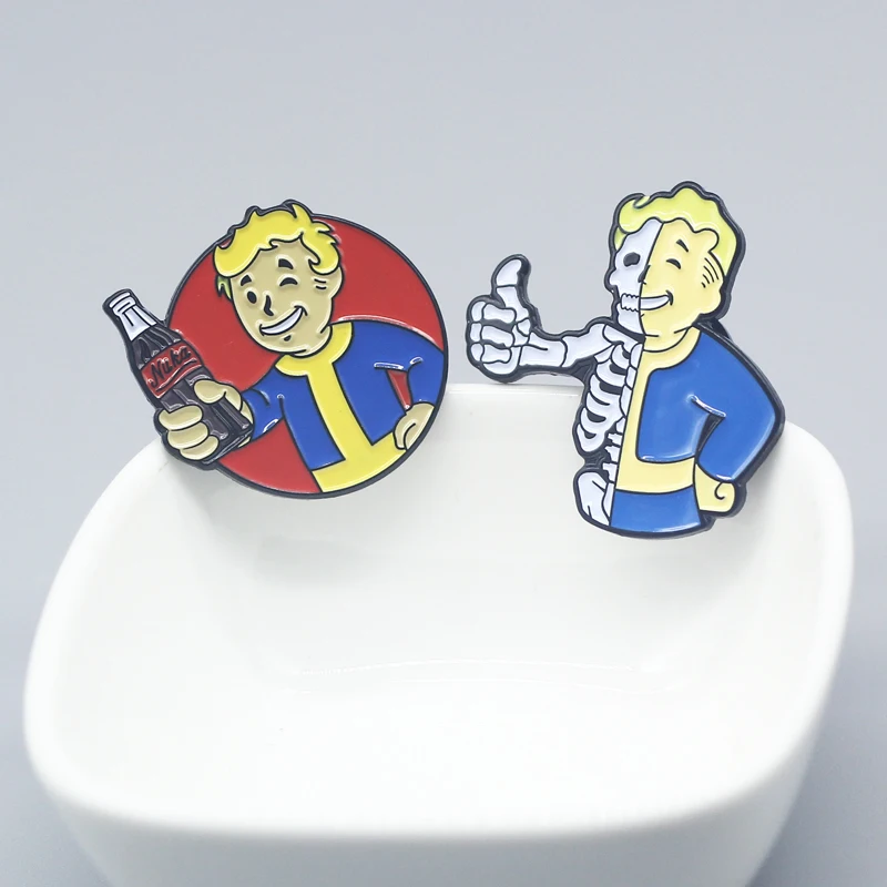 Classic Game Figure Metal Brooch Cartoon Little Boy Decorate Badge Send Friend Fans Boutique Medal Gift pin