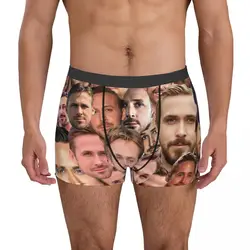 RYAN GOSLING Underpants Breathbale Panties Male Underwear Print Shorts Boxer Briefs