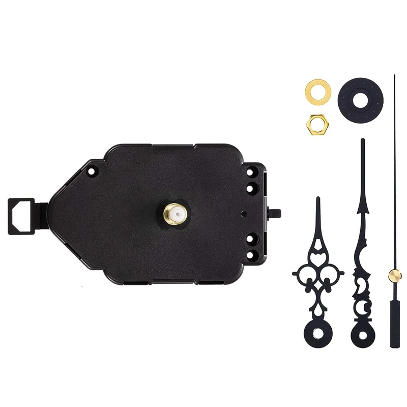 A64K 2 Pcs 23Mm Quartz Pendulum Clock Movement Mechanism With Clock Hands Kits For DIY Clock Repair Parts Accessories