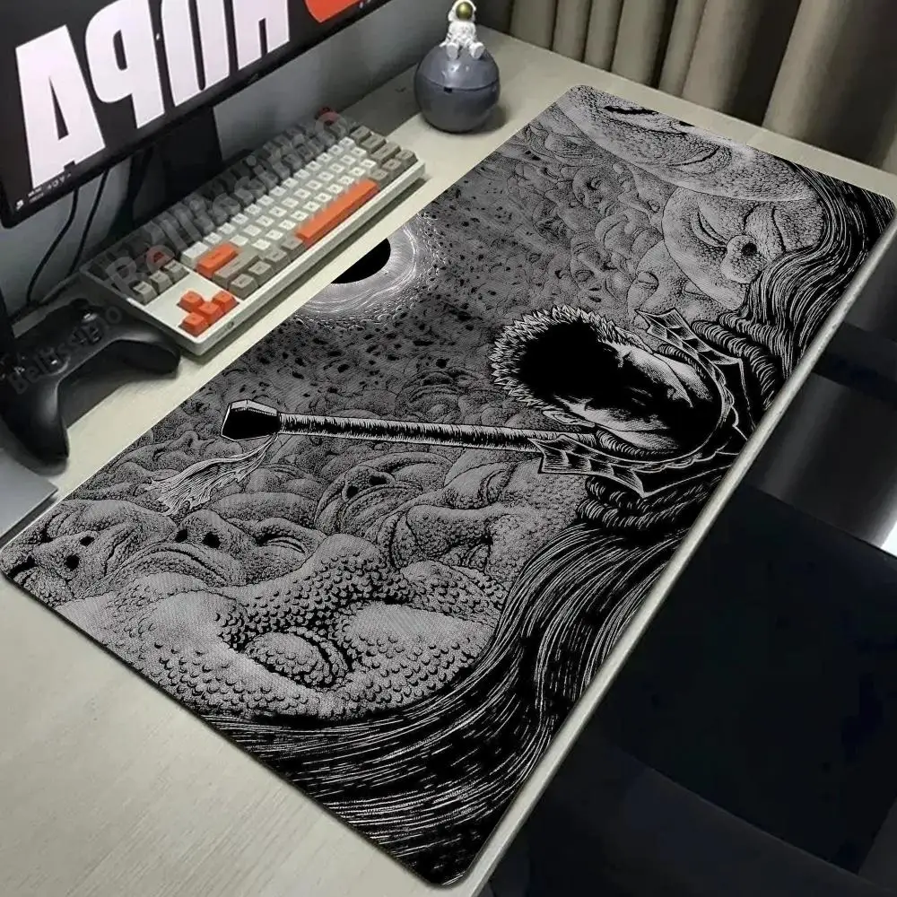 Mouse Berserk_Golden_Age Pad Non-Slip Holiday gifts PC gamers 900x400 XXL Rubber Edge Valorant locking Office gadgets Mousemat