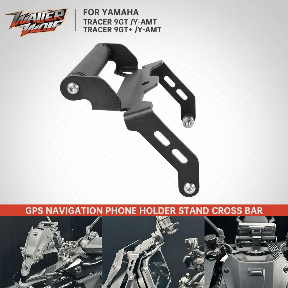 

Motorcycle GPS Navigation Phone Mount Bracket For YAMAHA Tracer 9GT 9GT+ Plus /Y-AMT 2025-2026 Extension Bar Navigator Holder