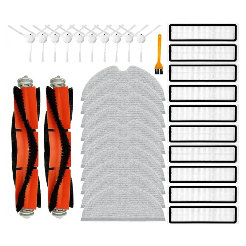 ABKR-สําหรับ Xiaomi Dreame D9,สําหรับ Dreame Bot L10 Pro, Trouver LDS Finder หลักแปรงด้านข้าง Mop ตัวกรอง Hepa อะไหล่อุปกรณ์เสริม